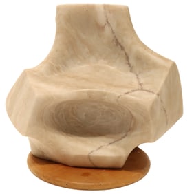 James Randolph (20th/21st Century) American, Abstract Alabaster Sculpture