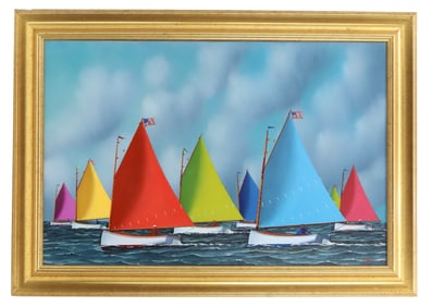 Jerome Howes (20th Century) American, Oil on Canvas