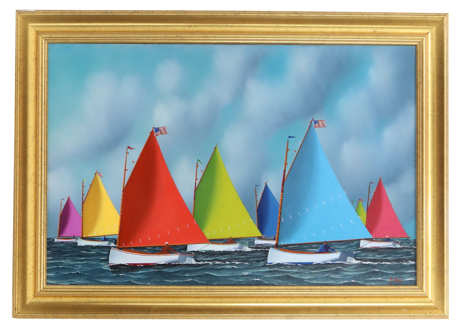 Jerome Howes (20th Century) American, Oil on Canvas (1 of 13)