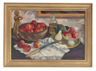Bertram Hartman (1882-1960) American, Still Life Oil on Board