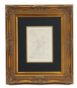 Pablo Picasso (1881-1973) Spanish, Copperplate Etching Print on Vellum