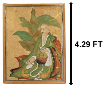 Baxter (20th Century) Oriental Style Mixed Media