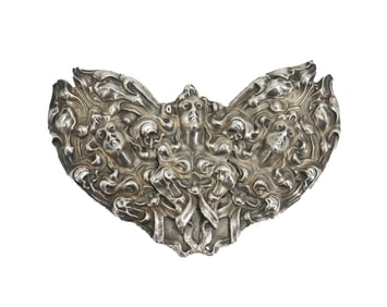 Antique Unger Brothers Art Nouveau Sterling Silver Buckle - 1.005 ozt.