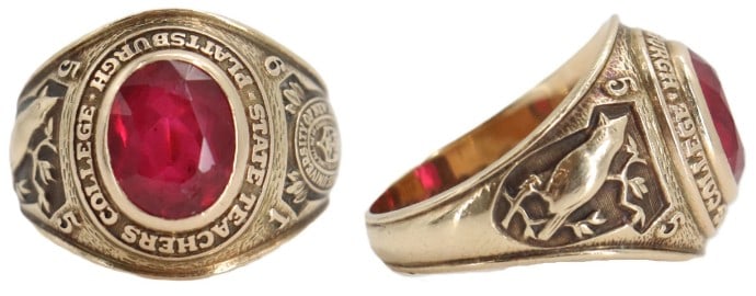 10k Gold 1955 Class Ring - Gross 9.1 g.