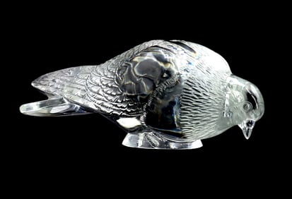 Lalique Glass Pigeon