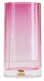 Czech Moser Hand-Blown Bohemian Glass Vase