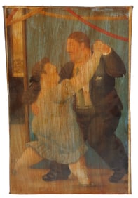 After Fernando Botero (1932-2023) Columbian, Canvas Print