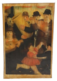 After Fernando Botero (1932-2023) Columbian, Canvas Print