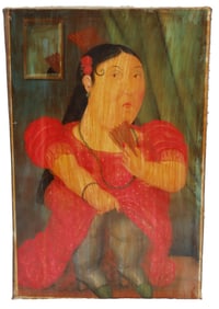 After Fernando Botero (1932–2023) Columbian, Canvas Print
