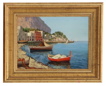 Signed and Framed Impressionist Oil on Board