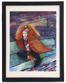 Rylie Dexter (Born 1994) American, Duotype "Manatee Edition" for Hurricane Relief Fundraising