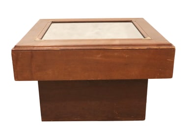 Vintage Wooden Illuminated "Infinity Table"