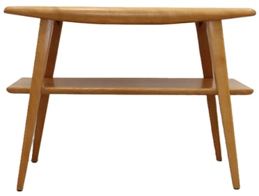 Heywood Wakefield Blonde Mid-Century Side Table