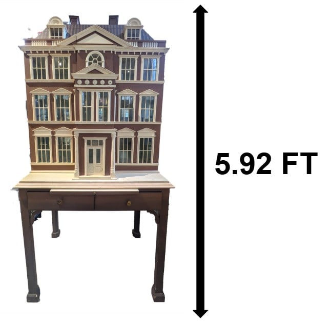 Maitland-Smith Wood Doll House Form Bar Cabinet (1 of 16)