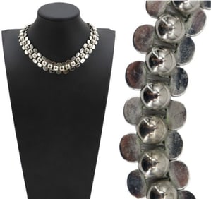 Sterling Silver Necklace-Gross 1.585 ozt.