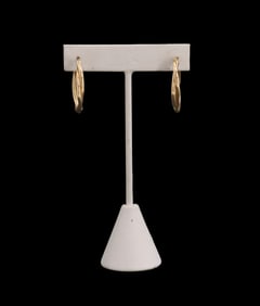 Tested 14K Gold Earrings- 4.1 g.