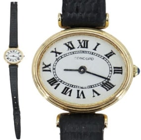 Vintage 14k Gold Concord Wristwatch - As Is