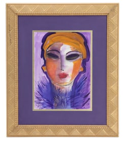 Signed BH Watercolor on Paper