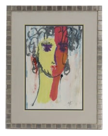 Signed BH Watercolor on Paper