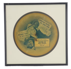 Vintage Vinyl Record of Franklin D. Roosevelt D-Day Speeches