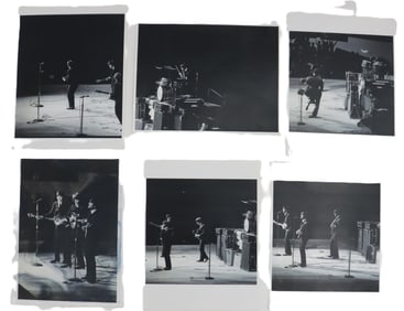 (6) Original Beatles Photographs Shot by a Concert Photographer