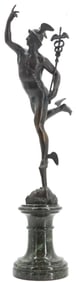 After Claude Michel Clodion (1738-1814) French, Bronze Statue of Mercury