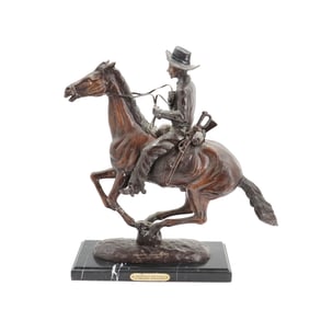 After Frederic Remington (1861-1909) American, Bronze Statue