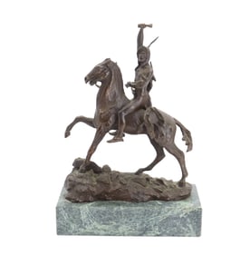 After Frederic Remington (1861-1909) American, Bronze Statue