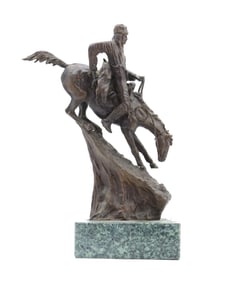 After Frederic Remington (1861-1909) American, Bronze Statue