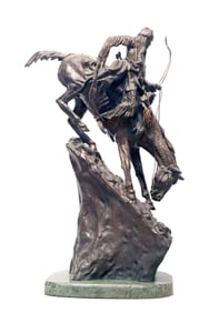 After Frederic Remington (1861-1909) American, Large Bronze Statue