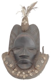 Kenyna West African Hand-Crafted Hand Crafted Mask