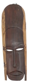 African Hand Carved Wooden Wall Mask