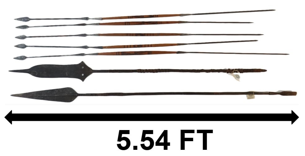 (7) African Congo Kuba Spears in Various Shapes and Sizes (1 of 20)