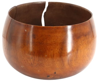 Old Large Hawaiian Koa Wood Bowl