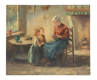 Cornelius Christian Zwaan (1919-1984) Dutch, Oil on Canvas