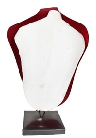 Modernist Sculpture, Male Torso, Fiberglass/Metal