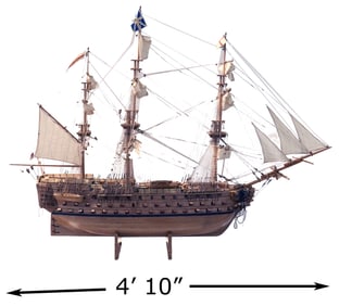 Large Wooden Model of the HMS Victory