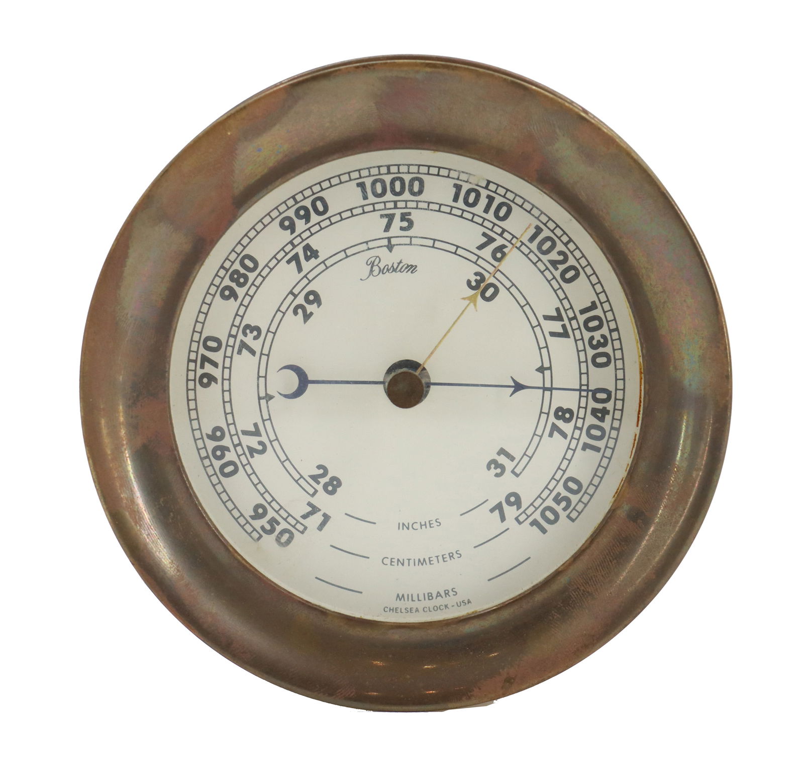 Chelsea Clock Aneroid Naval Barometer (1 of 11)
