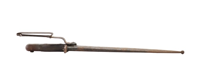 Antique United States Krag Rifle 1903 Bayonet in Type 3 1905 Scabbard