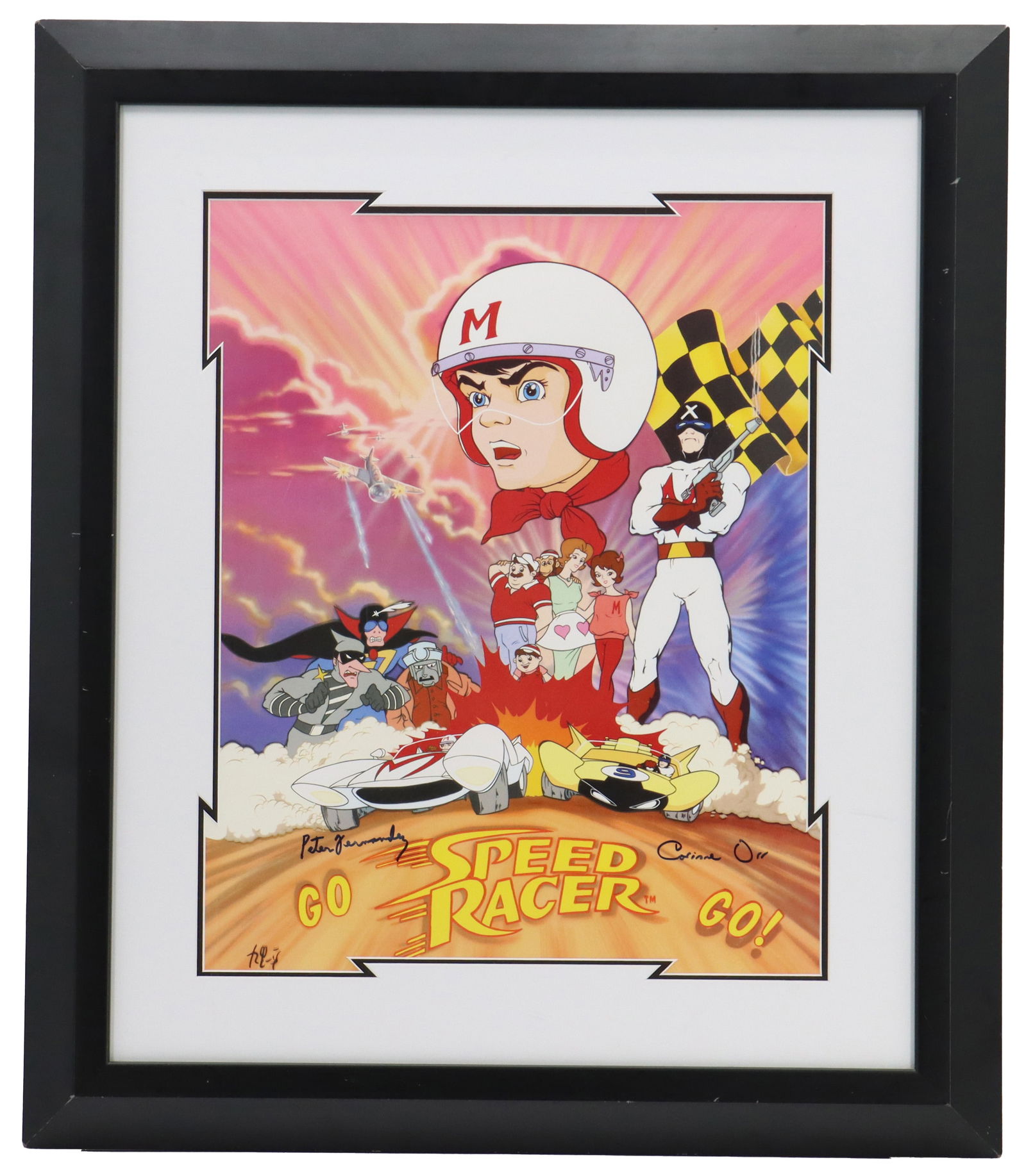 Signed "Go Speed Racer Go! II" Offset Lithograph (1 of 13)