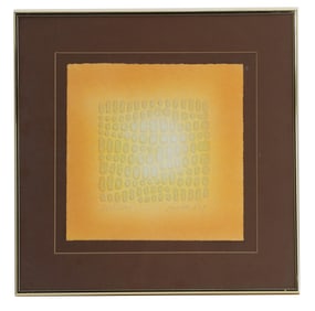 Paul Maxwell (1925-2015) American, Signed and Numbered Stencil Casting