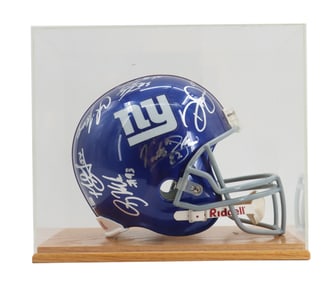 2003 NY Giants Multi-Signed Riddell Helmet