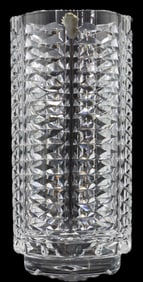 Irish Waterford Cut Crystal Art Deco Style Vase