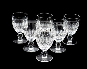(6) Waterford Crystal Colleen Port or White Wine Glasses