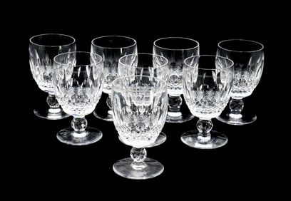 (8) Waterford Crystal Colleen Short Stem Sherry Glasses