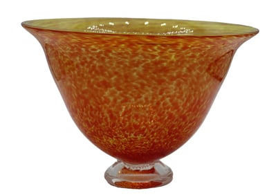Paula Beck (20th Century) American, Art Glass Bowl