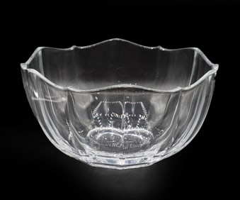German Villeroy & Boch "My Garden" Crystal Salad Bowl