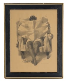 Joseph Hirsch (1910-1981) American, Signed Original Lithograph