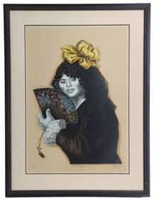 Enrique Grau (1920-2004) Colombian, Lithograph in Colors, "La Manola"