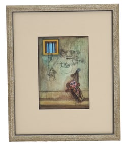 Dioscorides Perez Bedoya (Born 1950) Colombian, Original Mixed Media